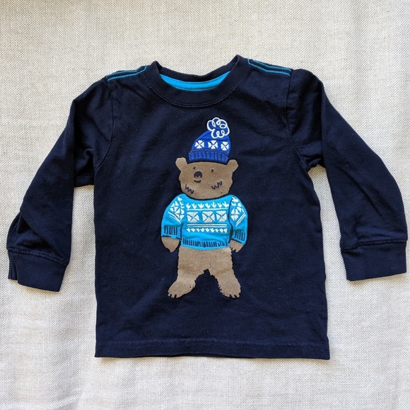 Gymboree Baby Winter Bear Long Sleeve Tee - Picture 1 of 3